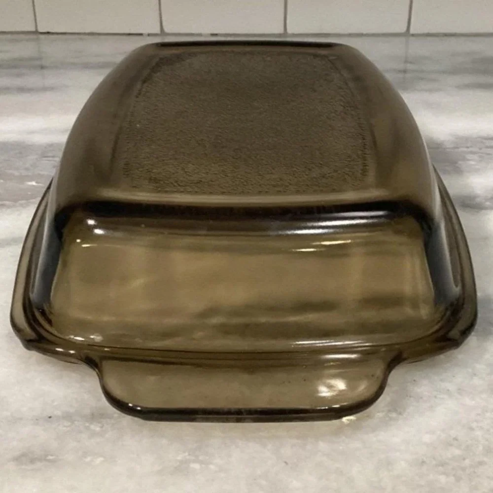 West‎ Bend Amber Slow Cooker Lid, Vintage 4 or 6 Qt Replacement, USA Glassware